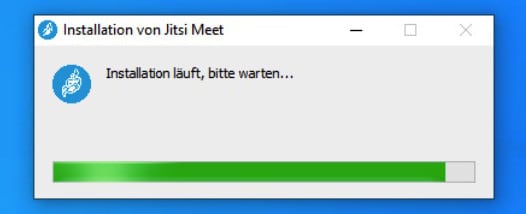 Jitsi - fehlende App Signierung - Installation startet