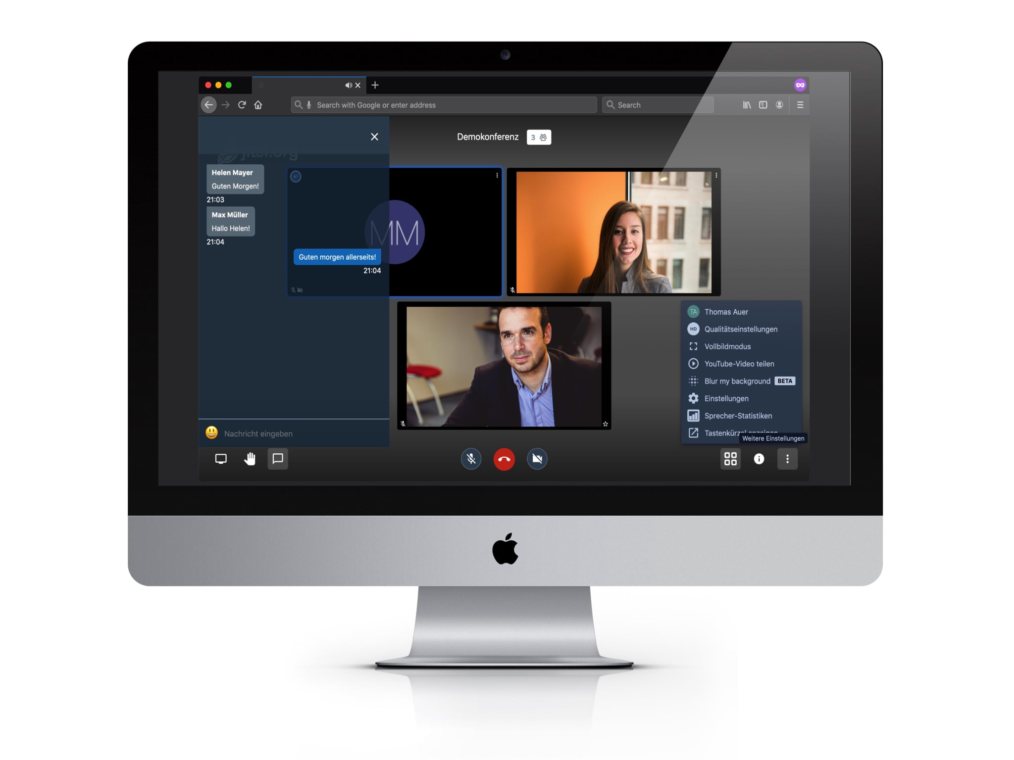 Videokonferenz im Browser